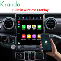 Krando 13 pouces écran Vertical Android voiture vidéo payeur tableau de bord Radio GPS Navigation pour Jeep Gladiator Wrangler JL 2018-2021