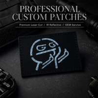 Écusson tactique personnalisé avec logo gravé au laser, à coudre ou thermocollant, pour sac à dos tactique et casquette de baseball