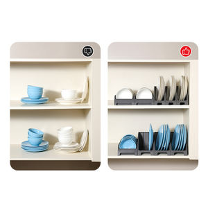 منظم الخزانة ، حامل توابل قابل لإعادة الاستخدام ، أوعية تجفيف الأطباق ، حامل تخزين مكتبي - Product Image 2