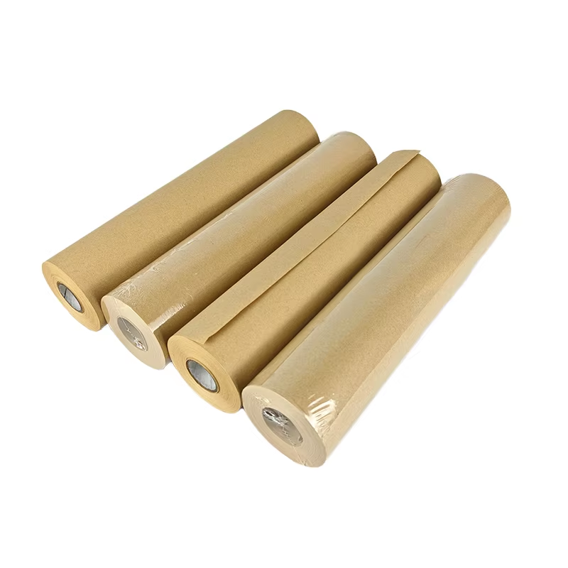 Writable Self-Adhesive Carton Sealing Tape Craft Kraft Paper Packaging Tape for Packaging Carton Sealing Labeling