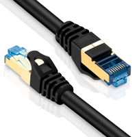Rapide extérieur 10M 20M 25M 30M 50M Cat 6 6A 7 8 Rj45 intérieur Cat6 Cat6A Cat7 Cat8 Sftp cordon de raccordement Lan réseau Ethernet câble