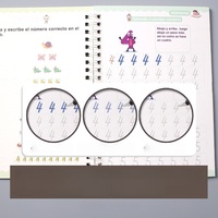 4 Cuadernos Mágicos Montessori en Español, Reutilizables, para Práctica de Escritura a Mano para Niños en Preescolar, Educativos