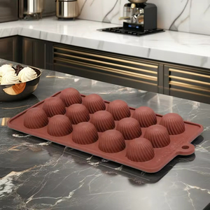 Kitchen Paradise Non-stick Eco-Friendly Silicone Flower Chocolate Model Fruit Shape Candy <b>Mold</b> Resin <b>Cake</b> Baking Tool Oven Safe - Product Image 4