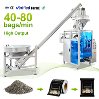 Machine d'emballage multifonctionnelle entièrement automatique pour poudre, machine de remplissage de sachets de poudre de sésame, petite machine d'emballage verticale