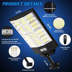 2 Year Warranty Vantone 200w- 8000W <strong>Solar</strong> Lights Outdoor <strong>Solar</strong> Panel Streetlight Garden Lamp Outdoor <strong>Solar</strong> Street Lights - Product Image 5