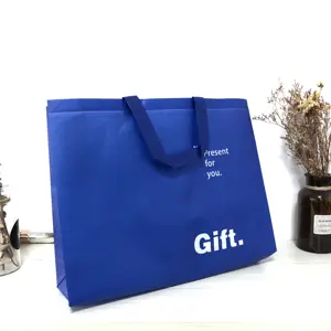 कस्टम निजीकृत गैर बुना शॉपिंग बैग थोक किराने के साथ पुन: प्रयोज्य शॉपिंग बैग मुद्रण लोगो