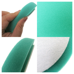 6Inch Màu Xanh Lá Cây Nặng Cắt Móc Và Vòng Lặp Xe Làm Sạch Buffing Miếng Bọt Biển Phẳng Da Bọt Đánh Bóng Miếng Đệm Cho Tự Động Chăm Sóc Tẩy Lông Sạch Hơn - Product Image 2