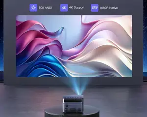 [2023 nouveau projecteur LCD XGMI] Mini LCD 1080P Full HD LED LCD 4K vidéo Home cinéma cinéma Android Mini projecteur Portable