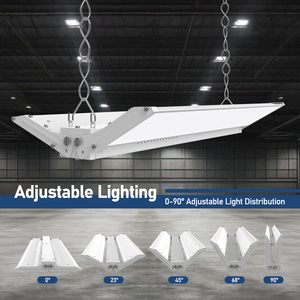 80W 110W 220W 300W <span class=keywords><strong>Led</strong></span> Capteur Carré Dimmable Linéaire Salut Baie Industrielle Highbay <span class=keywords><strong>Led</strong></span> UFO Haute Baie Lumière pour Entrepôt - Product Image 4