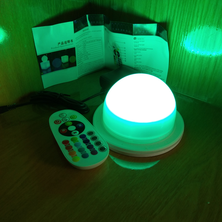 Bulblite Wireless Rechargeable RGB LED Light System for Stool Seat