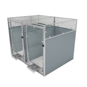 Đa chức năng 3D tùy biến Pet cũi lồng lớn khách sạn Pet nội trú Modular chó lớn sang trọng cũi - Product Image 2