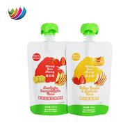 Pochettes souples Doypack en plastique avec bec verseur pour liquides, jus de fruits, gelées et boissons – 100ml, 200ml, 250ml, 500ml