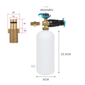 Lanza de Espuma para Nieve Nueva para Hidrolavadoras Nilfisk, Gerni y Stihle, Accesorio Redondeado para Limpieza de Automóviles - Product Image 4