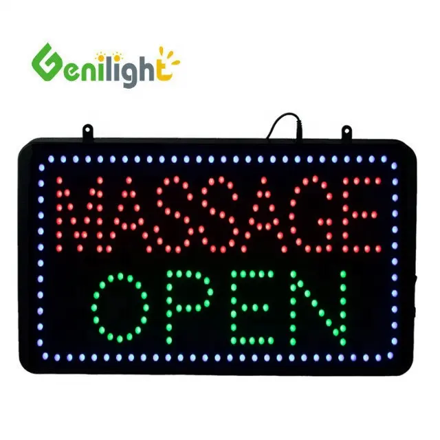 Geni light Indoor 56*33cm LED Business Board Elektrisches Display Programmier bares Scrollen LED Beleuchtete Massage Sian