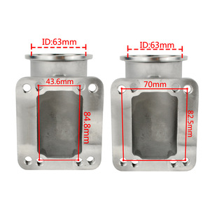ชุดข้อต่อเทอร์โบชาร์จเจอร์ Poyracing ขนาด 2.5 นิ้ว สำหรับเทอร์โบ T3 T4 ทำจากสแตนเลส ข้อต่อ 90 องศา - Product Image 5