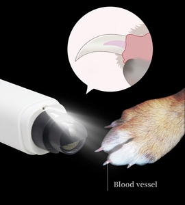 बिल्लियों और कुत्तों के लिए पालतू नाखून कतरनी के साथ usb रिचार्जेबल इलेक्ट्रिक पालतू नाखून ग्राइंडर के साथ usb रिचार्जेबल इलेक्ट्रिक पालतू जानवर - Product Image 4