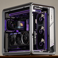 Top-ranking Thermalright A70 VISION Desktop Aluminum Alloy ATX Black with Screen Chassis Panoramic Three-Sided Window Sea View