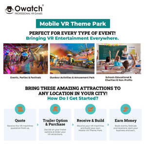 Camión móvil de entretenimiento portátil todo en uno, máquina de juego 9D VR, simulador de realidad Virtual, parque infantil - Product Image 3