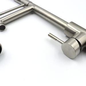 Rubinetto da cucina moderno a doppia maniglia <span class=keywords><strong>con</strong></span> spruzzatore Pull, - Product Image 3