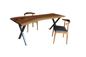Meubles d'intérieur en bois massif, comptoir rectangulaire, en bois naturel, pour salle à manger, 1 pièce - Product Image 4