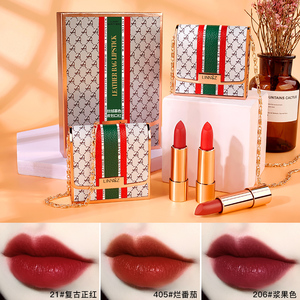 Cosmetici per il Trucco, Rossetto Personalizzato di Alta Qualità, Produttore di Borse in Pelle Opaca Neutra Stile <span class=keywords><strong>Vintage</strong></span>, Astuccio per Rossetto - Product Image 4