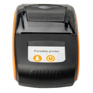 Android Bluetooth Handheld Mobile Thermal Receipt Printer 2" 58mm Printer with Leather Belt for Commercial ESC/POS Systems