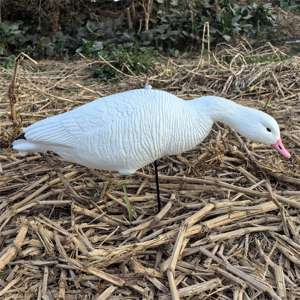 Leurre Pliable en EVA pour Chasse à l'Oie des Neiges, Modèle Blanc <span class=keywords><strong>Sauvage</strong></span> en Position de Nourrissage - Product Image 1