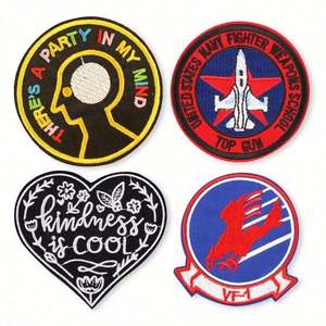 Parches Bordados Personalizados Sin Pedido Mínimo, Insignias Termoadhesivas, Letras para Coser en Gorras, Parches Bordados para Ropa, Parches con Logotipo Tejido - Product Image 6