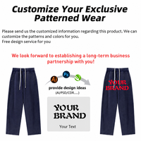 Pantalon de survêtement homme surdimensionné, coupe ample, délavé à l'acide, personnalisé, à jambe large, uni, vente en gros
