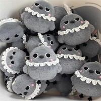 Pendentif de sac et porte-clés en peluche personnalisé, modèle Love and Deep Space Surrounding Qin Che Crow Good Qi Little Doll, 10 cm, rembourré en coton PP