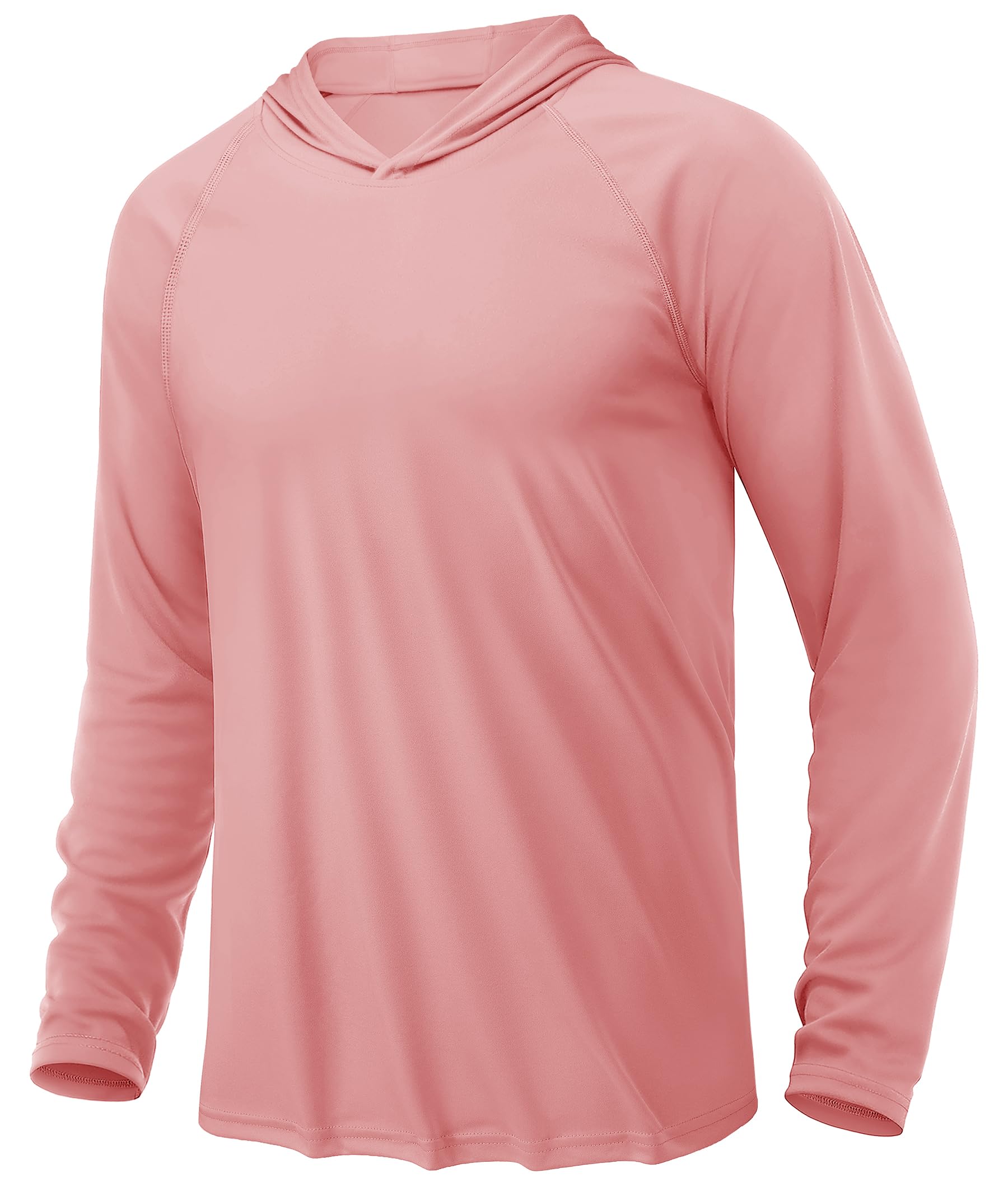 WILLIT Herentrui met capuchon UPF 50 zonnebescherming, Rashguard shirt met lange mouwen, SPF, vissen, outdoor, hardlopen, wandelen, licht, zwart, S