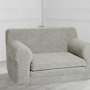 Children's Lamb Wool Sofa High Density Foam Cushion Single <b>Seat</b> Reading <b>Corner</b> Creative Kids Sofa - Product Image 1