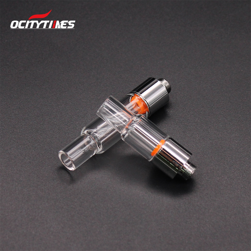 Ocitytimes Полный стеклянный вейп подходит ко всему вязкостному стеклу 510 пустой картридж cbd