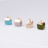 Colliers pendentifs en pierres brutes de guérison personnalisés pour femmes, pendentifs en pierres naturelles, collier en pierre irrégulière pour femmes