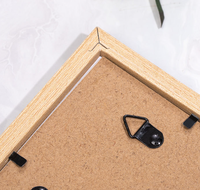 Cadre photo en bois simple, vente en gros, cadre pour peinture A4, cadre photo en bois mural et sur pied pour mur photo, fabricant