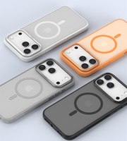 Coque de téléphone LEWOO de luxe en TPU+PC avec chargement magnétique sans fil pour 17/17Pro/17Air/17 Pro Max, transparente haute clarté, protection intégrale 360°