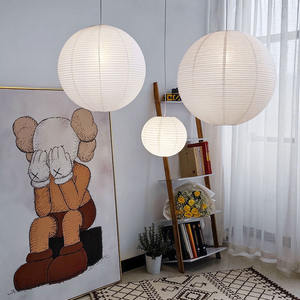 Wabi-Sabi Phong Cách Nhật Bản Retro Bóng Đèn Lồng Giấy Cho Noguchi Đèn Mặt Dây Lấy Cảm hứng Từ isamu Cho Phòng Ngủ Phòng Ăn Cửa Hàng Quần Áo - Product Image 3