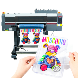 Rotolo di pellicola per trasferimento UV DTF, adesivi A e B, qualità di stampa trasparente per la creazione di adesivi fai-da-te e professionali, compatibile con tutte le stampanti UV - Product Image 1