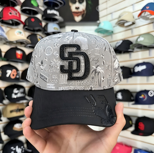 Gorra de béisbol original personalizada de calidad G5, modelo OEM ODM 2026 de gamuza de 5 paneles con cierre a presión, estilo Tombochio, para todos los amantes de la marca Haters Hat Beard. - Product Image 1