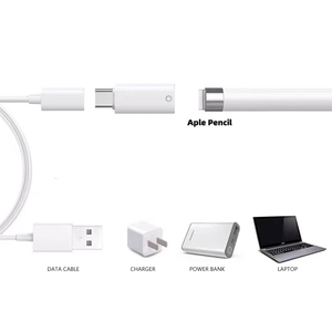 <span class=keywords><strong>Adaptateur</strong></span> OTG 8 broches mâle vers USB-C femelle |   Convertisseur de charge dédié pour <span class=keywords><strong>Apple</strong></span> <span class=keywords><strong>Pencil</strong></span> et appareils mobiles de 1ère génération - Product Image 4