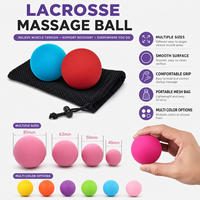 Offre Spéciale – Ballon de massage LACROSSE personnalisé avec logo, plusieurs tailles, outil de récupération fitness après l'entraînement, vente en gros, fourniture OEM