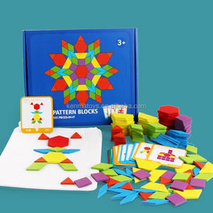 Set di Blocchi di Forme in Legno Certificato CE CPC EN71, 155 Pezzi, Puzzle Educativo Montessori per Bambini dai 3 Anni in Su - Product Image 2