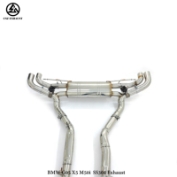 Envío Directo CSZ SS304 Sistema de Escape Valvetronic de Alta Calidad con Válvulas para BMW X5 G05 X6 G06 M50i 4.4T con Control Remoto