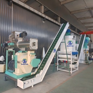 Machine de fabrication de granulés d'aliments en acier inoxydable 3-5TPH pour volailles, bovins, ovins, ruminants – Machine de granulation/presseage d'aliments pour animaux - Product Image 1