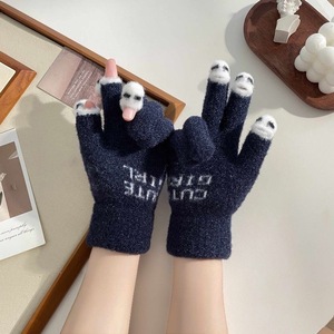 Gants sans doigts en laine tricotée Minggan pour l'hiver, chauds et thermiques, pour femmes, étudiantes, pour écrire et utiliser un téléphone portable - Product Image 3