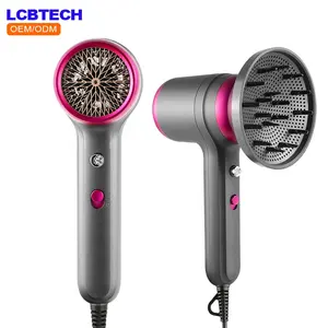2Air Blower Dryer Negative Ion One Step 1500W Portable Hot Sale Foldable Cold Warm Wind Hair Dryer for Blowing Hair