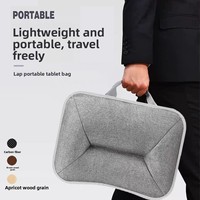 Mesa portátil de madera para coche, para ordenador portátil y tablet, para cama, sofá o como mesa auxiliar pequeña.