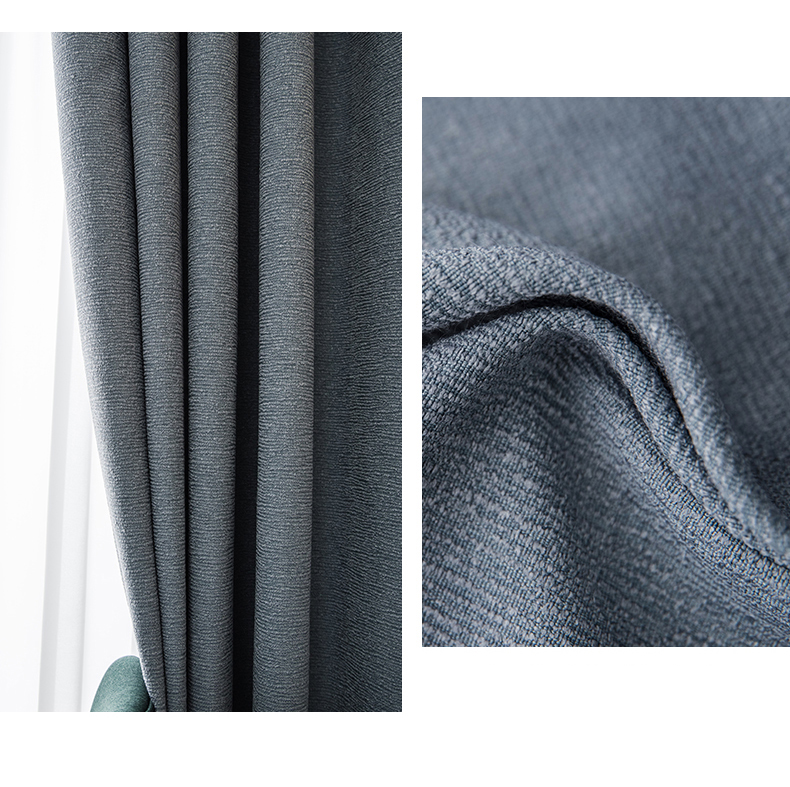 Пульт дистанционного управления искусственного льна шторы 5 звездочный отель занавеска ткань