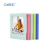 Marco de fotos DIY Caiul, colorido, ecológico, de plástico, con imán, para fotos Instax Mini 12/11/EVO ABS para Fujifilm, venta al por mayor.