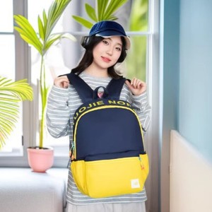 Casual Lightweight <b>Backpack</b> With Letter Pattern And Interior Zipper Pocket For <b>Students</b> And Outdoor Use - Product Image 1